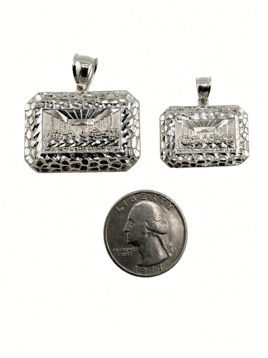 925 Sterling Silver Last Supper Pendant