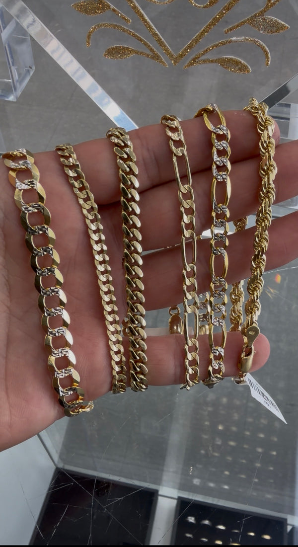 Gold bracelets