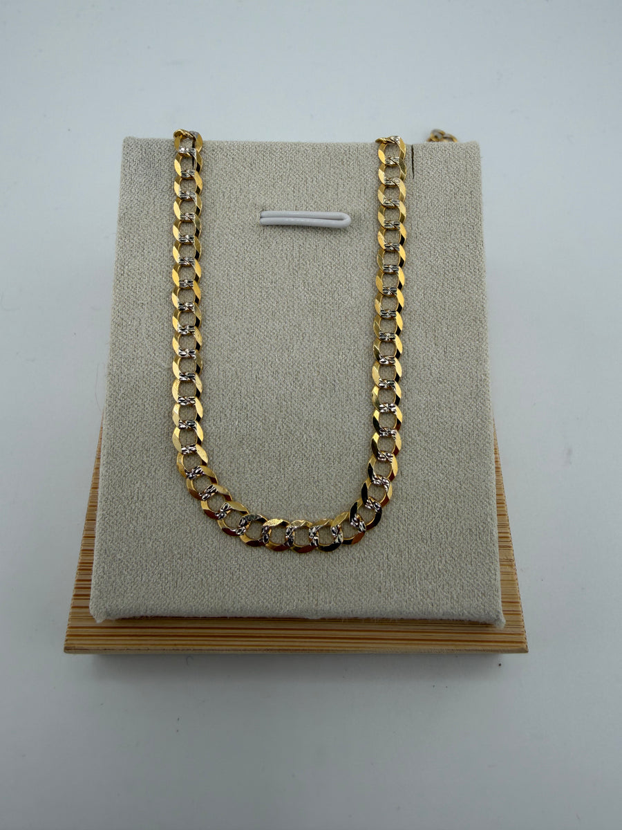 Two tone Curb chain 22 inches