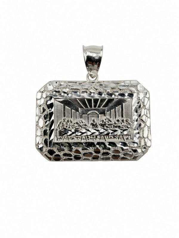 925 Sterling Silver Last Supper Pendant