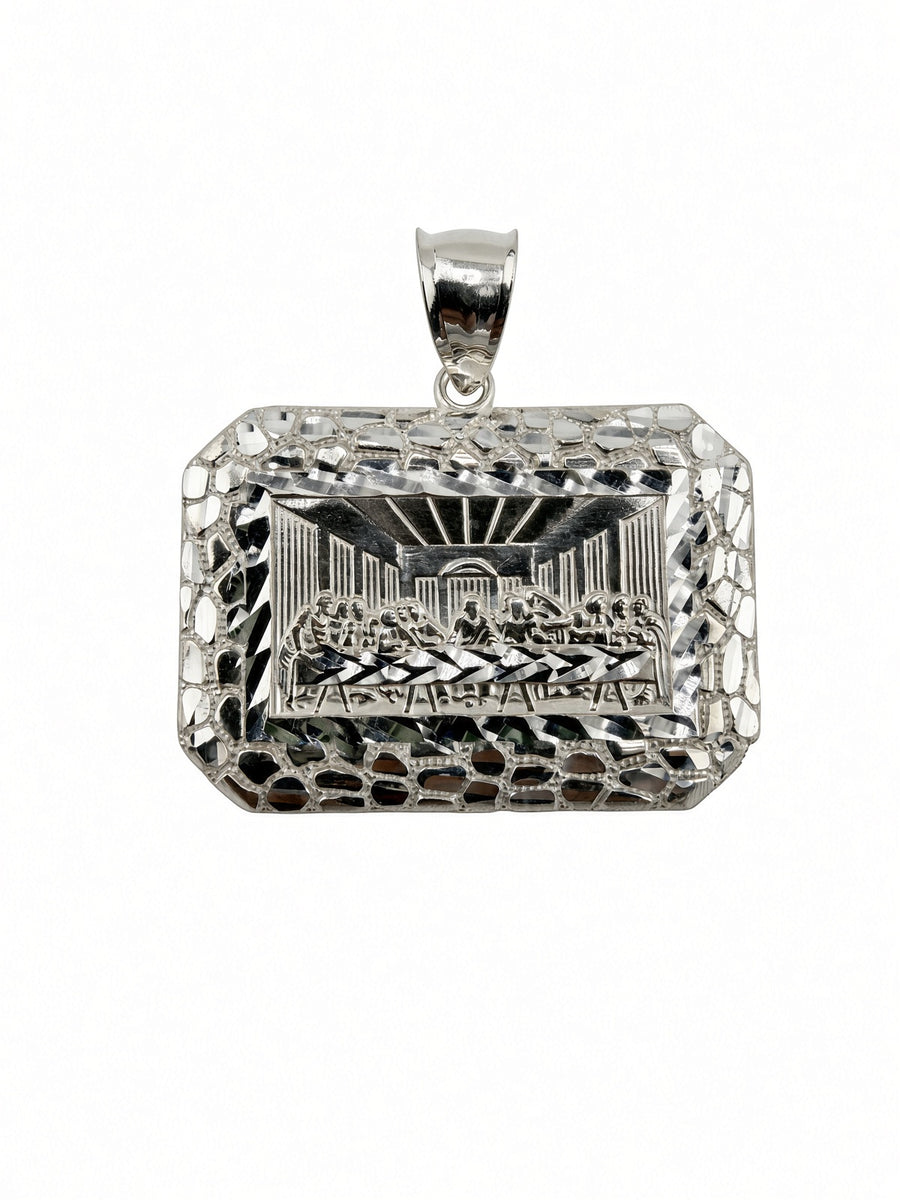 925 Sterling Silver Last Supper Pendant