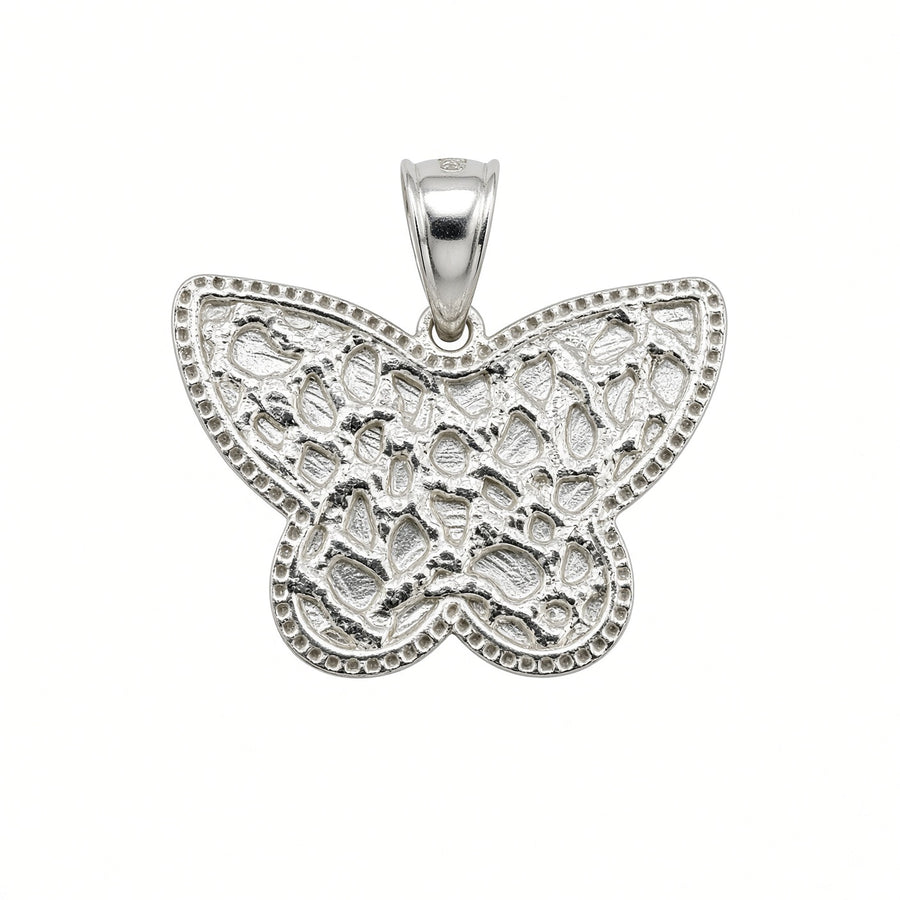 925 Sterling Silver Nugget Butterfly