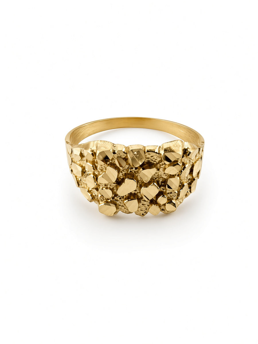 14kt Gold Nugget Rings
