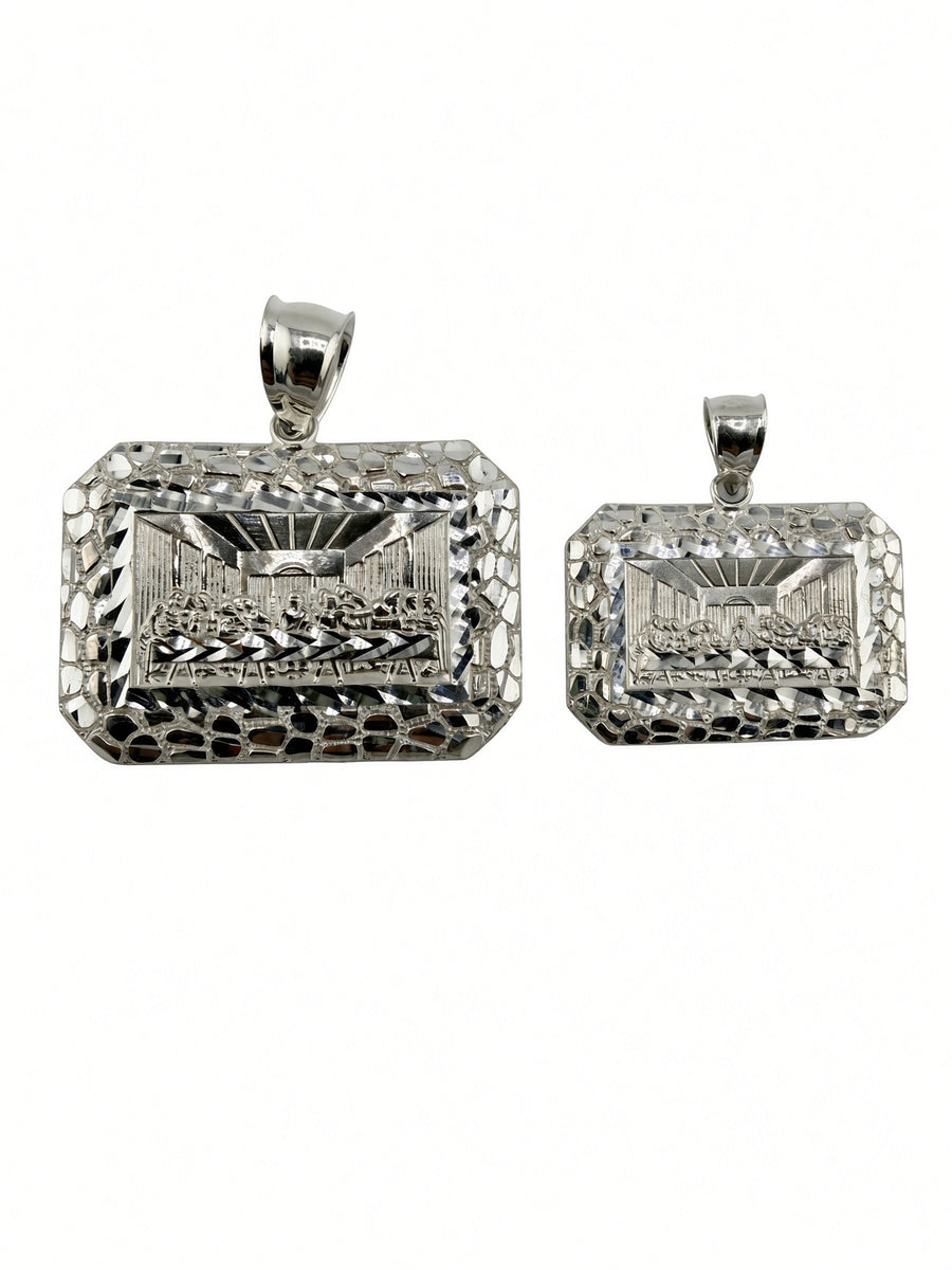 925 Sterling Silver Last Supper Pendant