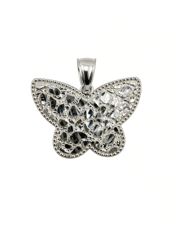925 Sterling Silver Nugget Butterfly